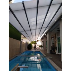 Motorized Tension Loop Blind - Indigo 9