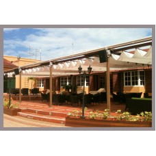 Airtex Fabric Loop Blind (Open) - Temasek Club, Singapore