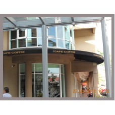 Round Shape Canopy - Cafe Coffee